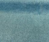 Mitchelle Soft Chenille Upholstery Fabric - Teal Ocean Heathered Solid, 54" Width (1 Yard)