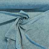 Mitchelle Soft Chenille Upholstery Fabric - Teal Ocean Heathered Solid, 54" Width (1 Yard)