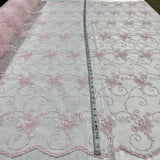 Beaded Embroidered Lace Mesh