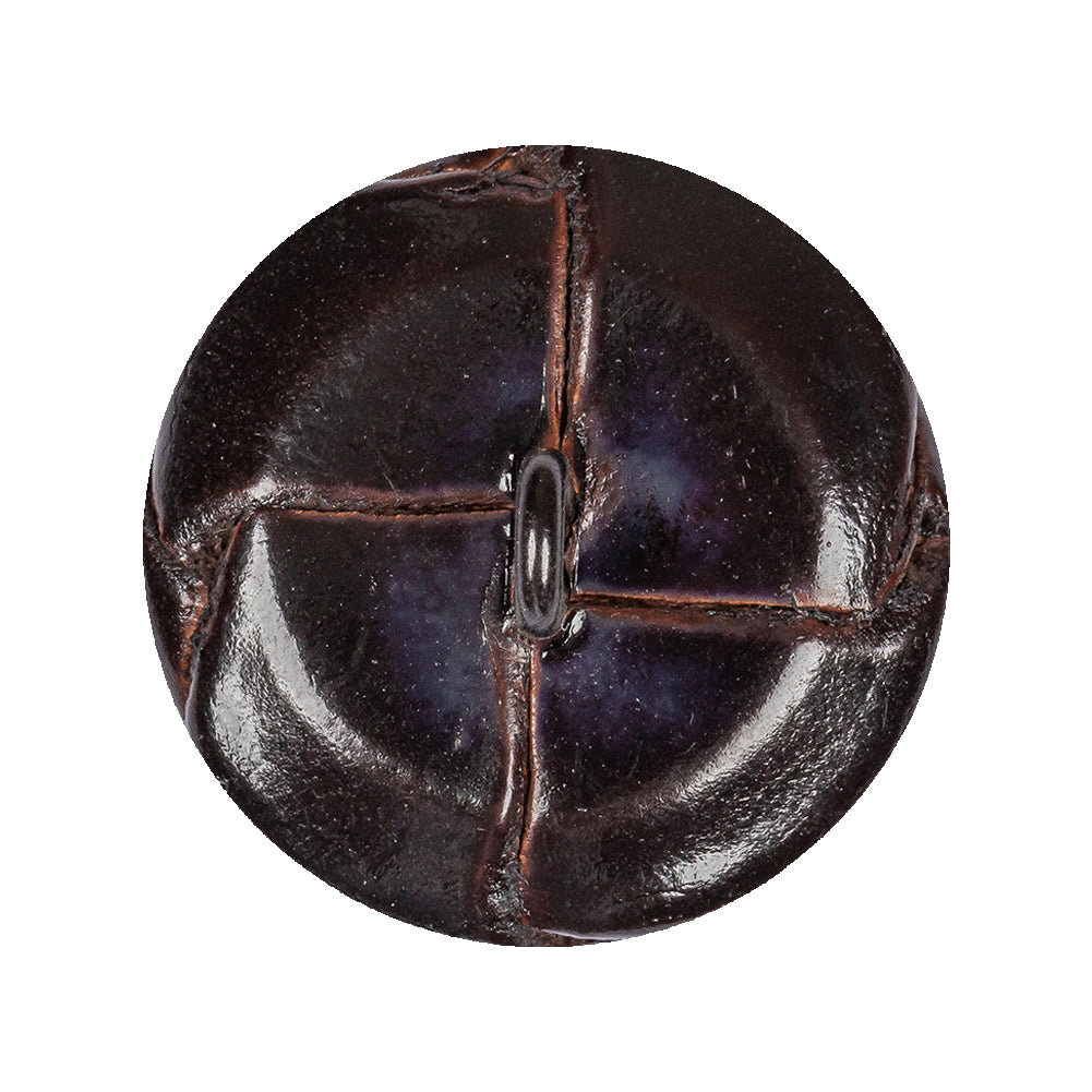 Antique Leather Button - 45L/29mm