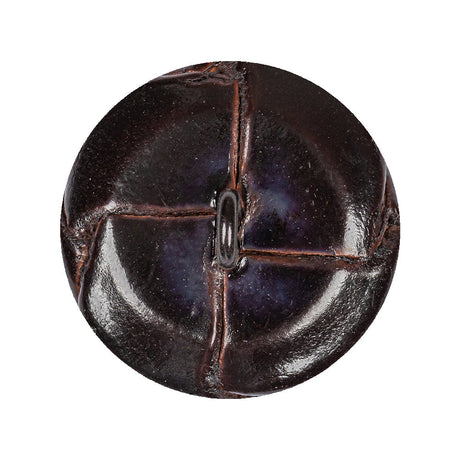 Antique Leather Button - 45L/29mm
