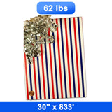 Classic Striped Wrapping Paper 30" x 833' Roll 62 lbs