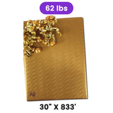 Sand Dunes Embossed Metallic Wrapping Paper 30" x 833" Jumbo Roll