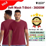 Next Level® Soft Wash Crewneck Short Sleeve T-Shirt