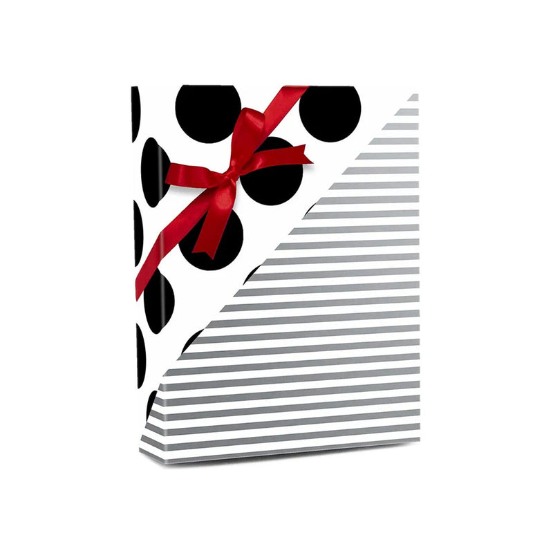 Elegant Striped Wrapping Paper 24" x 208' Roll 60 lbs