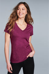 District® Women’s Perfect Blend Short Sleeve CVC V-Neck Tee