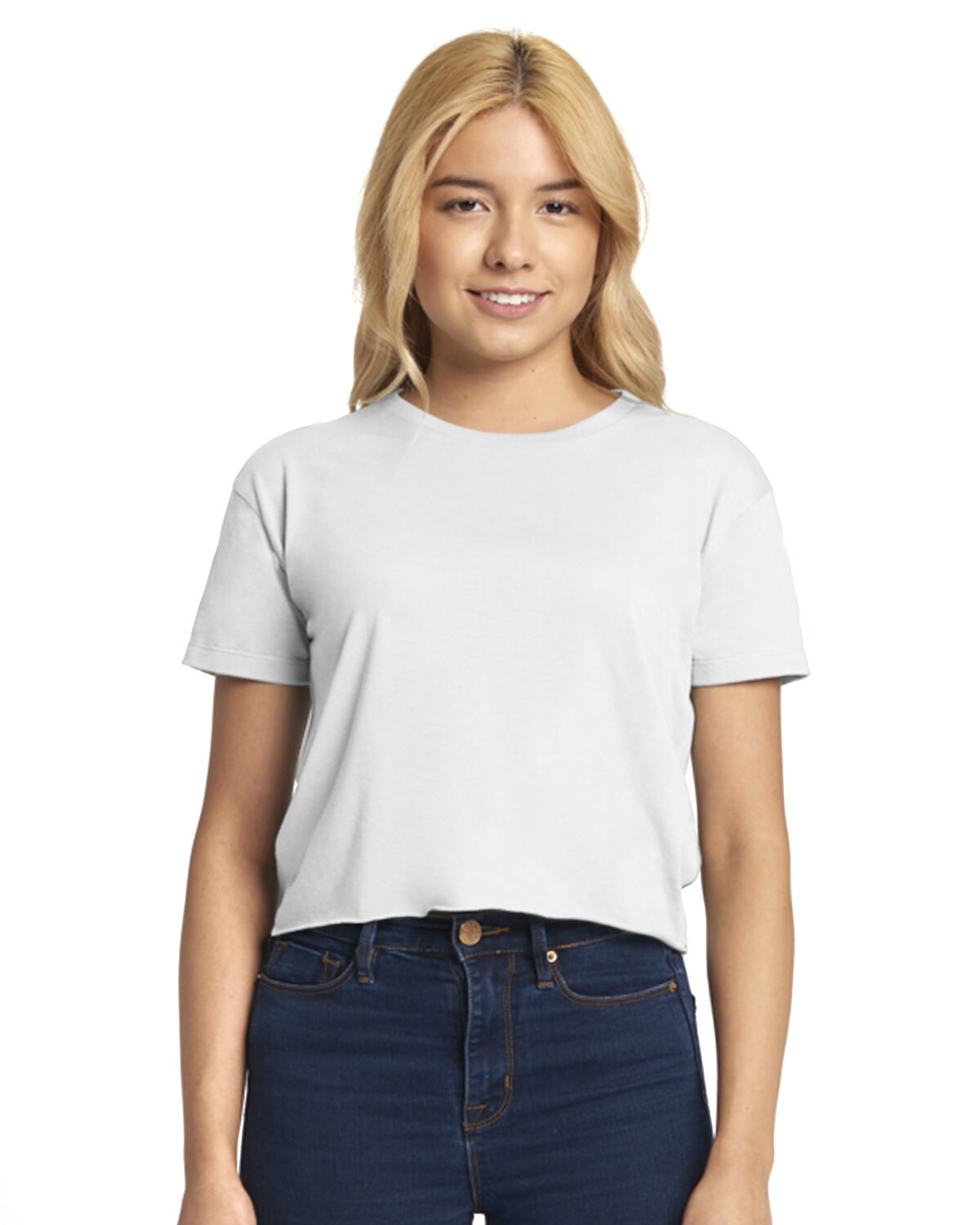 Next Level® Ladies Festival Short Sleeve Crewneck Cali Crop T Shirt