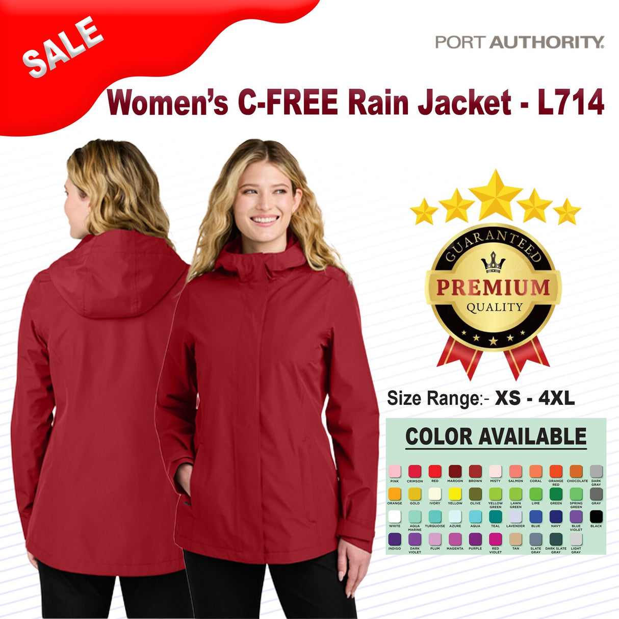Port Authority® Women’s C-Free Rain Jacket