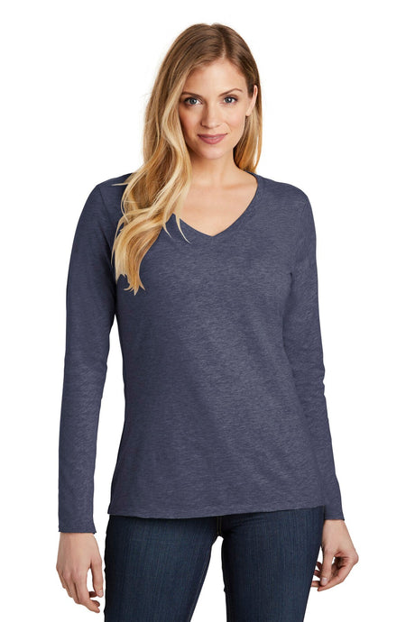 District® Women’s Long Sleeve V-Neck Tee