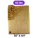 Embossed Metallic Wrapping Paper Brushed Gold 30 ''x417 '