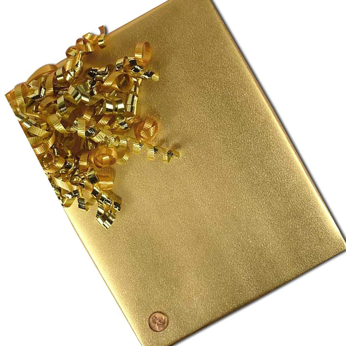 Copper Shimmer Embossed Metallic Wrapping Paper 30" x 833" Jumbo Roll