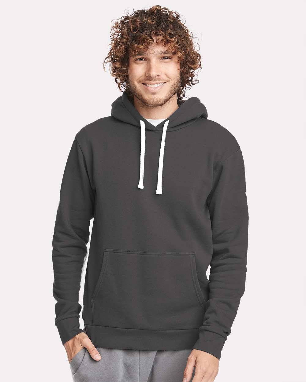 Next Level® Santa Barbara Long Sleeve Hoodie Sweatshirt