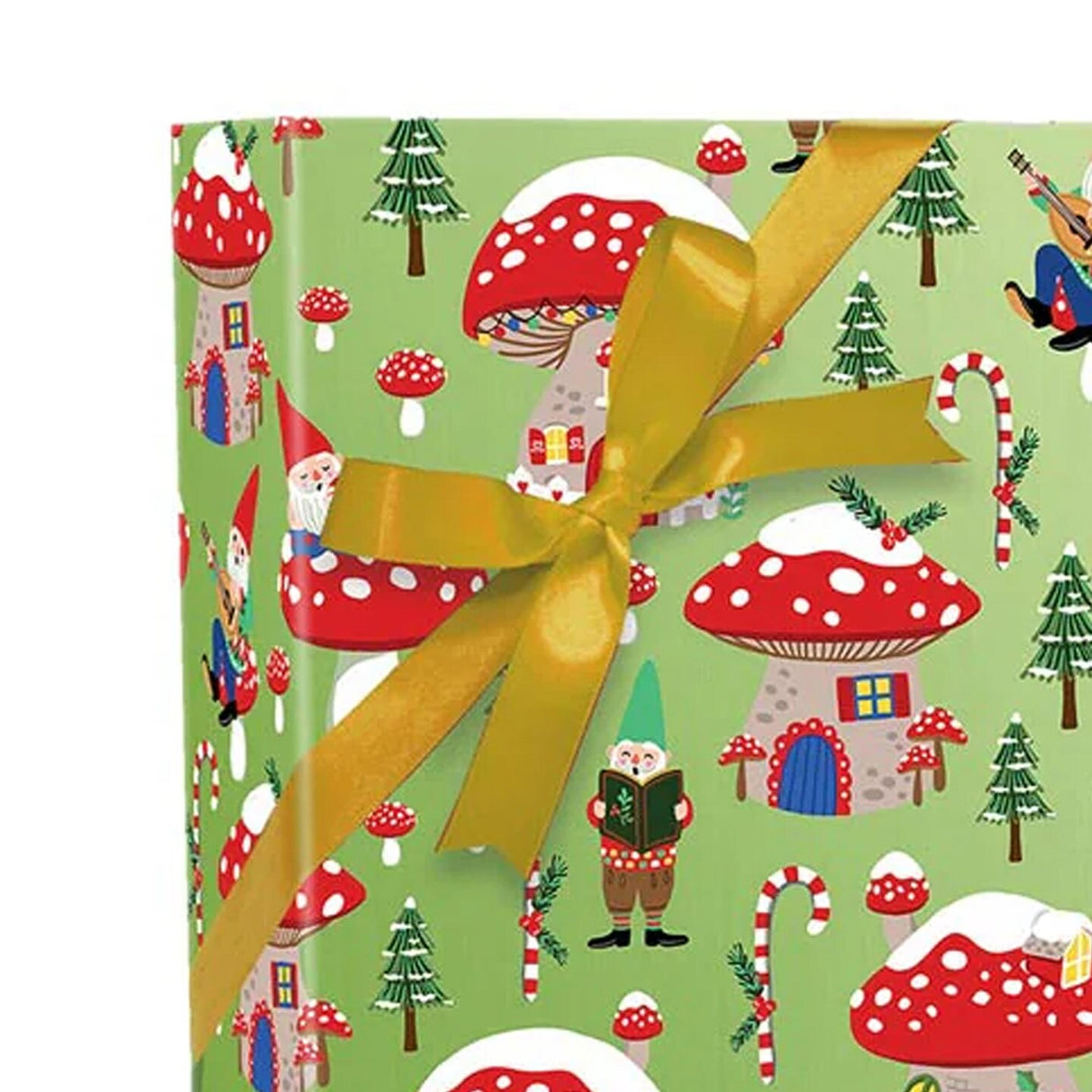 Christmas Gnomes Wrapping Paper 24'' x833'