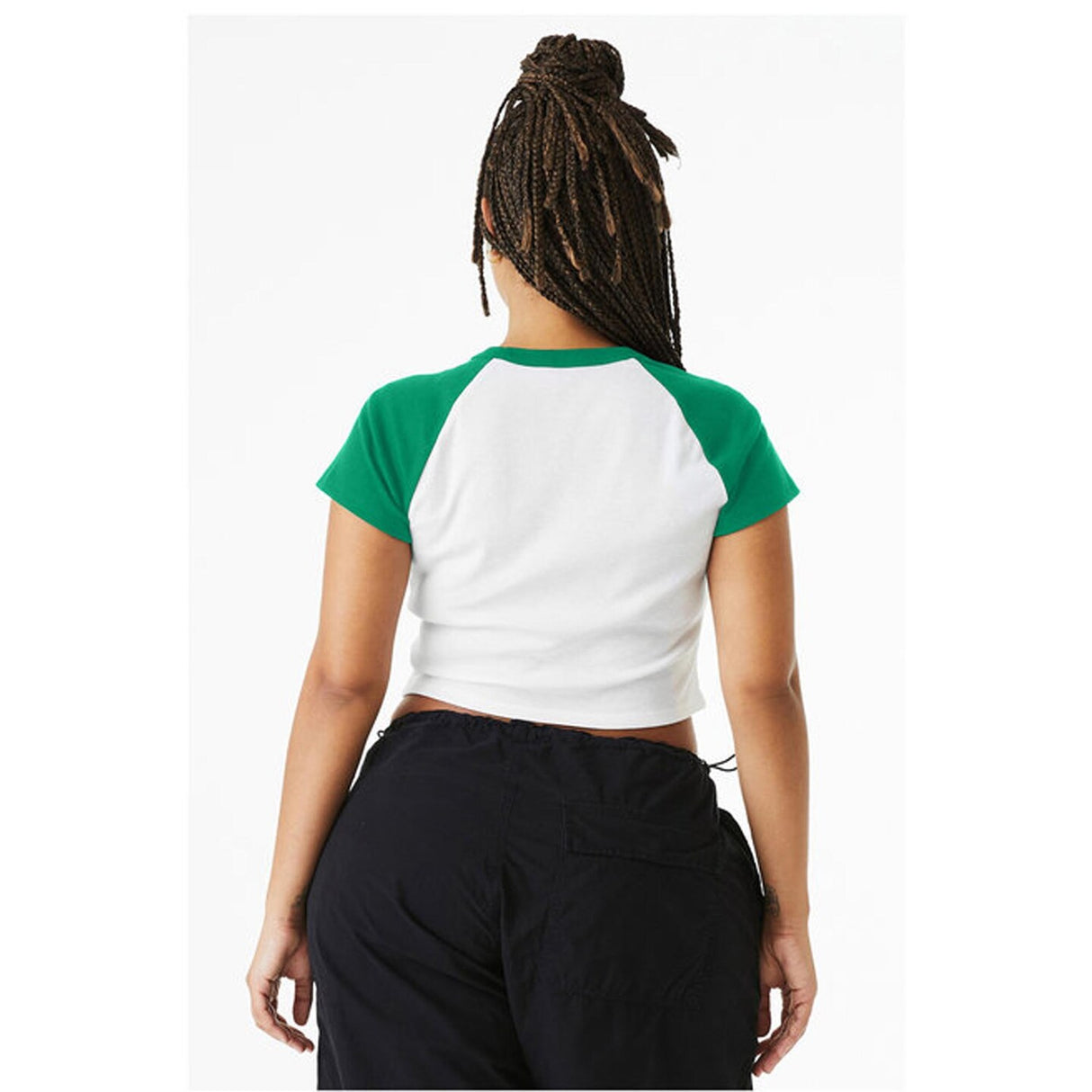 Bella + Canvas® Ladies Micro Ribbed Raglan Baby T Shirt