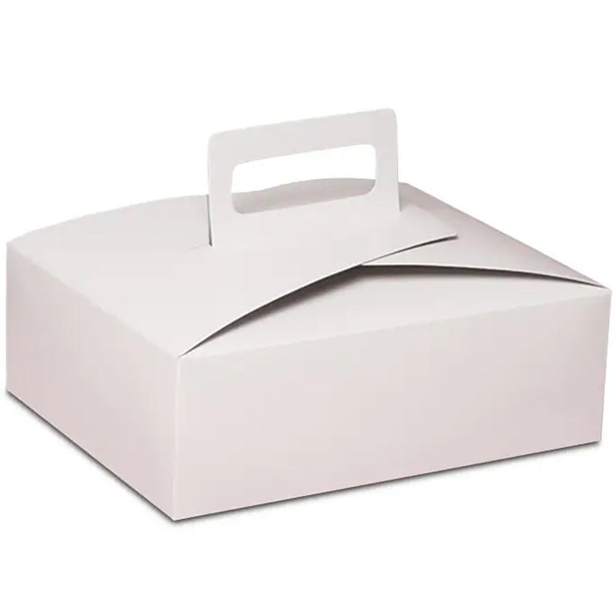 Reusable Flat Take Out Box with Handle 9" x 7" x 3"