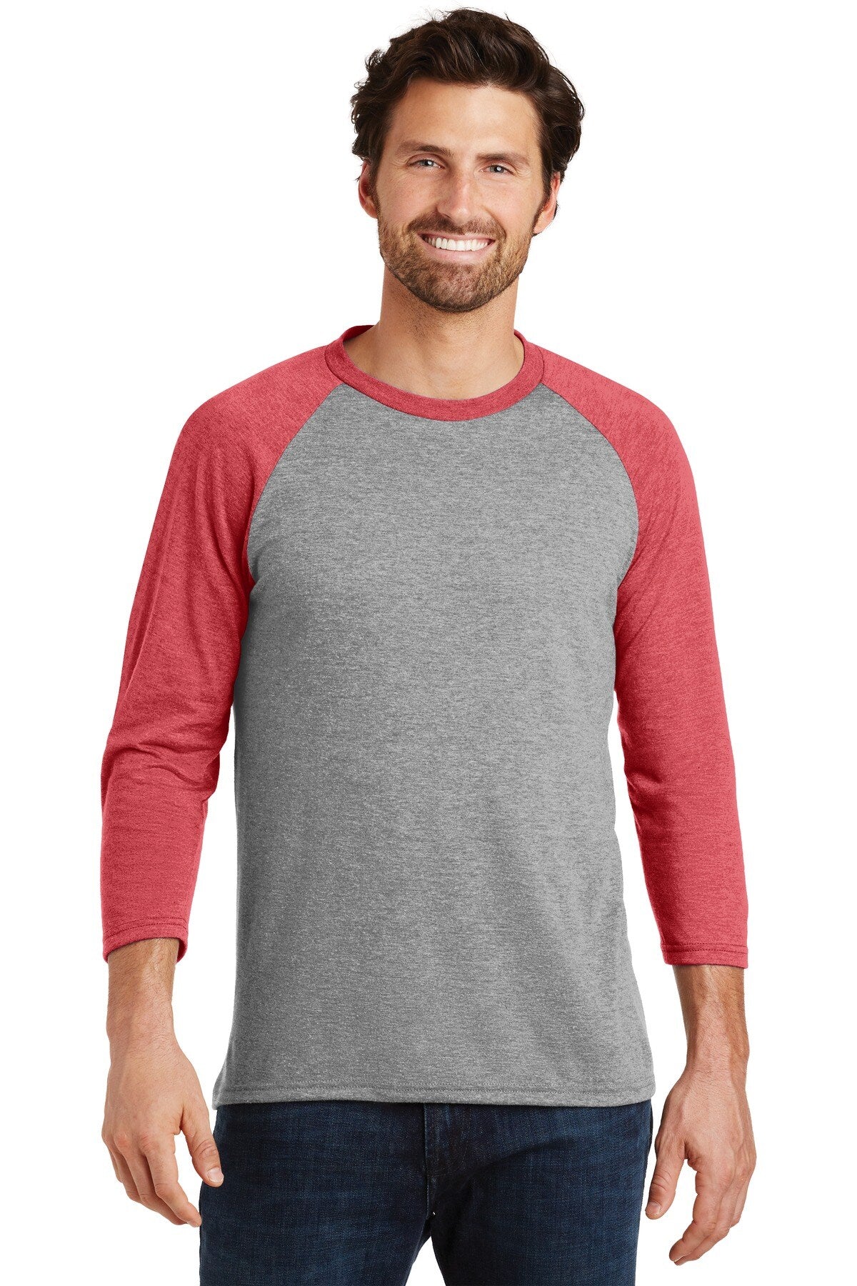 District® Perfect Tri 3/4-Sleeve Raglan