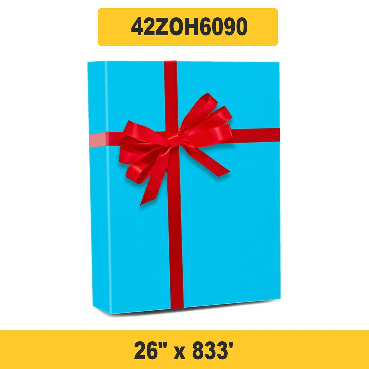 Extended Coverage Solid Wrapping Paper 26" x 833' 60 lbs for Bulk Needs