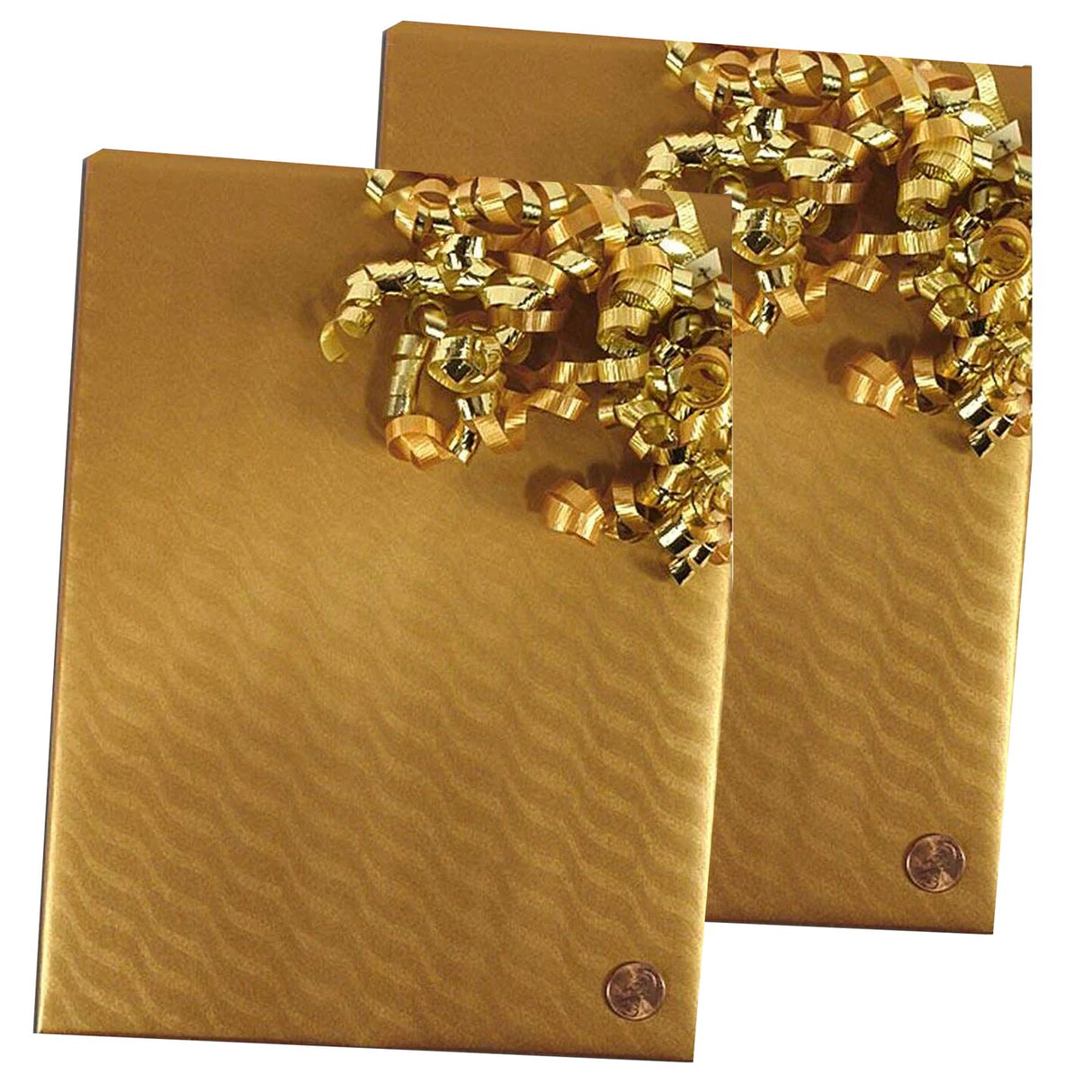 Sand Dunes Embossed Metallic Wrapping Paper 30" x 833" Jumbo Roll