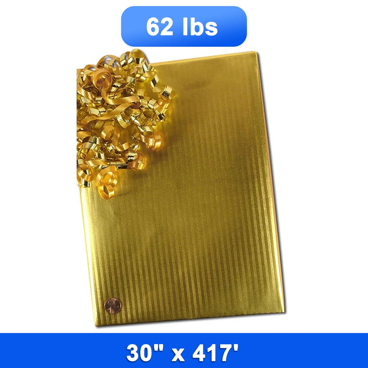 Wide Striped Wrapping Paper 30'' x 417' 62 lbs