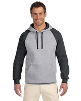 Jerzees® Colorblock Raglan Pullover Hooded Sweatshirt