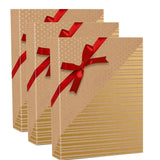 24''x833' Gold Dot & Stripe Reversible Wrapping Papers to Save Time and Money This Christmas