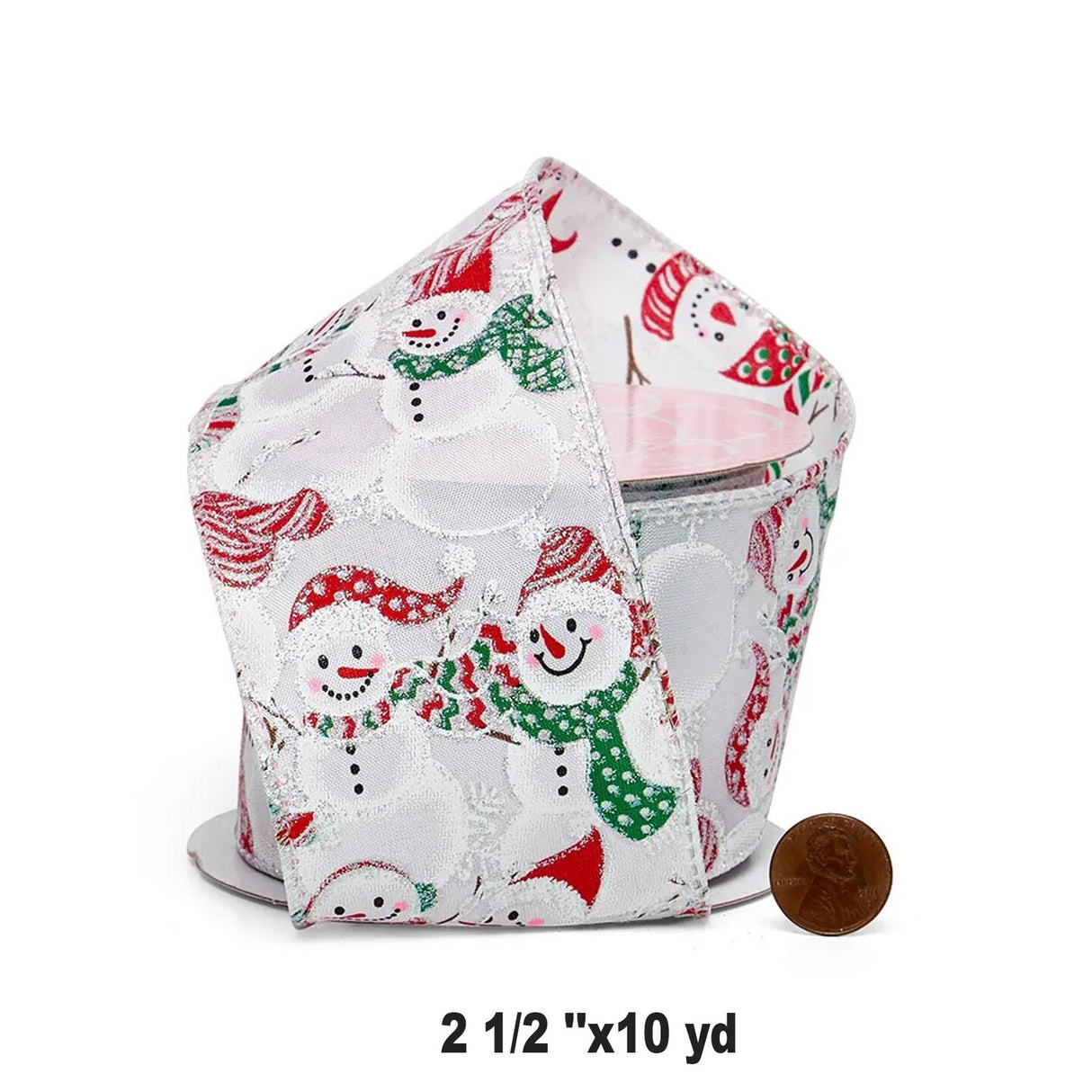 1 Roll Seasonal Holiday Ribbon Deals 2.5” Wide x 10 Yards