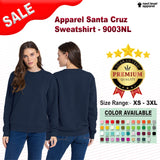 Next Level® Apparel Santa Cruz Crewneck Long Sleeve Sweatshirt