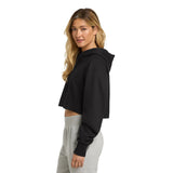 Bayside ® Ladies Usa Made Cropped Hooded Sweatshirt