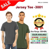 BELLA + CANVAS® Jersey Crewneck Short Sleeve Tee