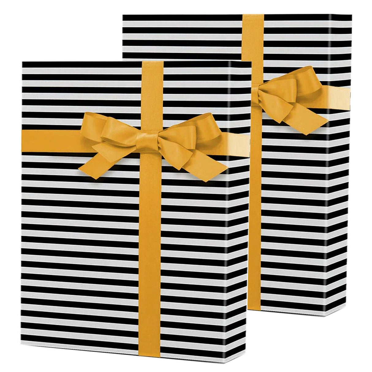 Stylish Striped Gift Wrap 24" x 417' Roll 60 lbs