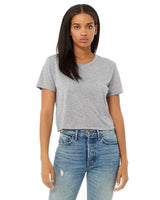Bella + Canvas® Ladies Flowy Cropped T Shirt