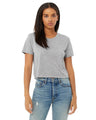 Bella + Canvas® Ladies Flowy Cropped T Shirt