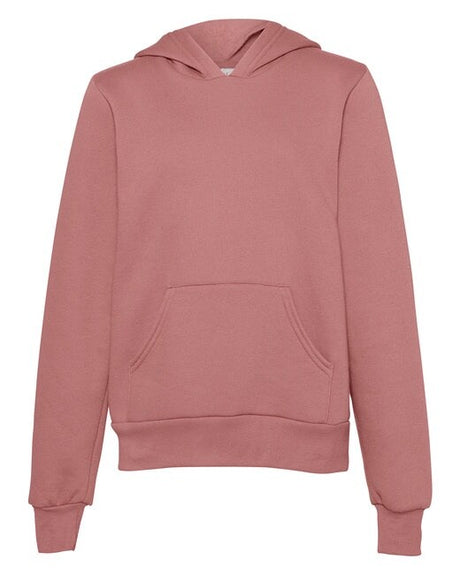 Bella + Canvas® Youth Sponge Fleece Pullover Long Sleeve Hooded Sweatshirt