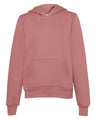 Bella + Canvas® Youth Sponge Fleece Pullover Long Sleeve Hooded Sweatshirt