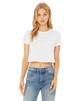 Bella + Canvas® Ladies Flowy Cropped T Shirt