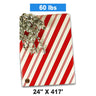 24"x 417' Striped Wrapping Papers to Cover All Your Holiday Gifts