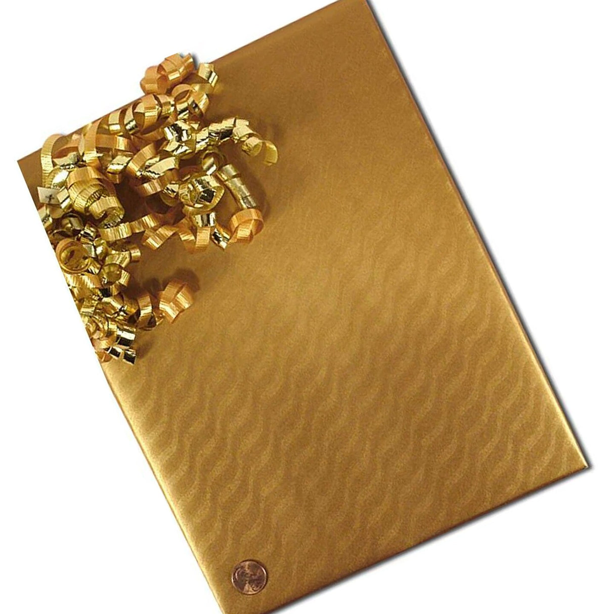 Sand Dunes Embossed Metallic Wrapping Paper 24" x 833" Jumbo Roll