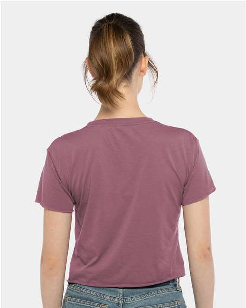 Next Level® Women's Short Sleev Crewneck Festival Crop Top