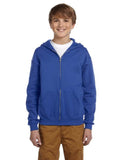 Jerzees® Youth NuBlend Fleece Full-Zip Hooded Sweatshirt