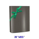Festive Solid Gift Wrap 26" x 833' 60 lbs for Holiday Cheer