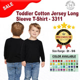 Rabbit Skins Toddler Cotton Jersey Long Sleeve T-Shirt - 3311