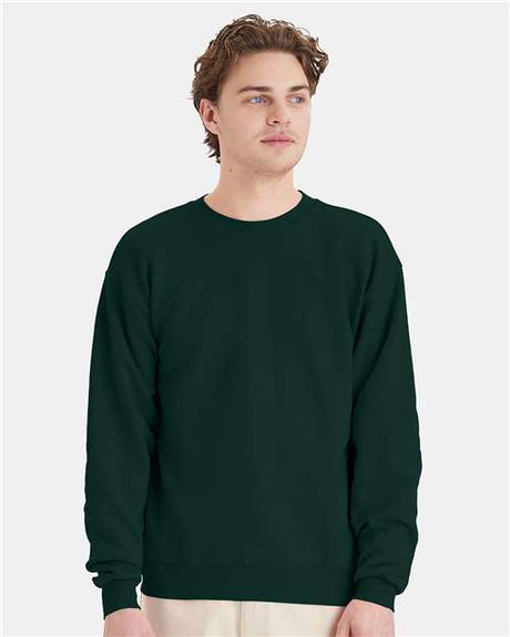 Hanes EcoSmart fleece-blend crewneck sweatshirt in assorted colors for casual everyday wear