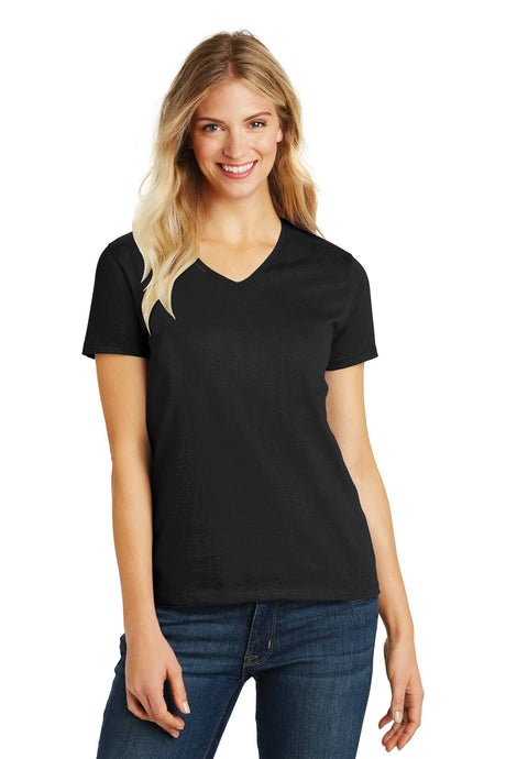 District® Women’s Perfect Blend Short Sleeve CVC V-Neck Tee