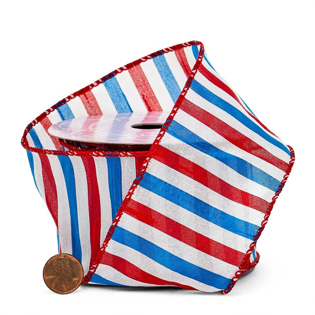 American Horizontal Striped Ribbon 2.5" x 10 Yards