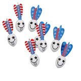 1 1/2" x 4 1/2" Mini Patriotic Red, White & Blue Foam Missiles 24 Pc.