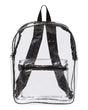 Clear PVC Backpack with Front Zip Pocket