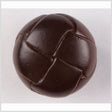 Antique Leather Coat Button - 54L/34mm