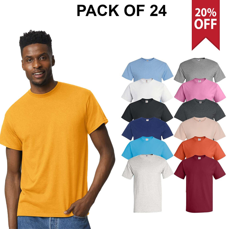 24 Pack: Gildan® Ultra Cotton Crew Neck Short Sleeve T-Shirt