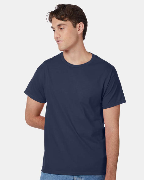 Hanes Authentic Crewneck Short Sleeve T-Shirt by HANES
