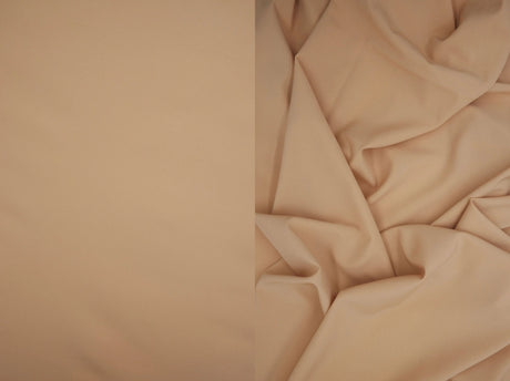 1 Yard Solid Peach Skin Fabric, Soft Lightweight Stretch 57/58" Wide for Apparel
